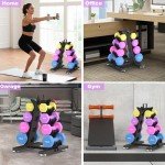 TomCare 4-Tier Dumbbell Rack for Home Gym