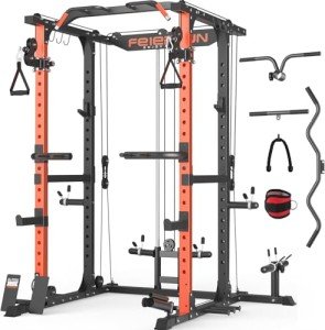 FEIERDUN Multi-Function Squat Rack Power Cage