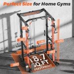 FEIERDUN Multi-Function Squat Rack Power Cage