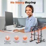 FEIERDUN Multi-Function Squat Rack Power Cage