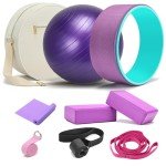 HNCTINNO Yoga Wheel Fitness Set