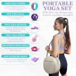 HNCTINNO Yoga Wheel Fitness Set