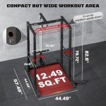 JELENS Power Cage with LAT Pulldown & Attachments