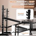 Maidoma 6-in-1 Olympic Weight Bench for Home Gym