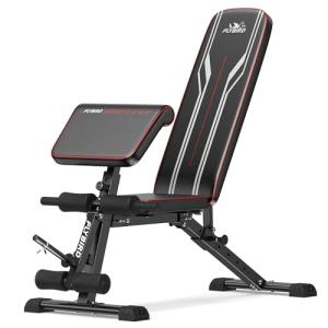 FLYBIRD Adjustable Foldable Weight Bench with Leg Extension