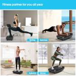 Vibration Plate Exercise Machine for Lymphatic Drainage Weight Loss,SoftGym Power Vibration Plate 300-400 Lbs Capacity Full Whole Body Workout Vibration Platform,Waver Vibration Plate for Home Fitness