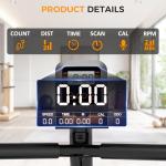 Comfortable Recumbent Exercise Bike with LCD Display