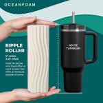 Oceanfoam Ripple Roller - Ergonomic Muscle Massager
