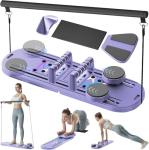 6-in-1 Foldable Pilates Reformer Set for Home