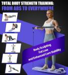 6-in-1 Foldable Pilates Reformer Set for Home