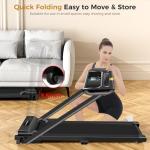 Portable Foldable Treadmill with 12 Programs