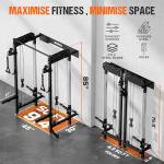 Goimu WM3-V4 Wall-Mounted Squat Rack and Pulley