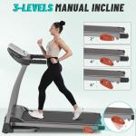 Merax Home Treadmill with Incline and Pulse Sensor