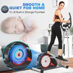 ANCHEER Ultra-Silent Magnetic Elliptical for Home Gym