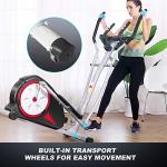 ANCHEER Ultra-Silent Magnetic Elliptical for Home Gym