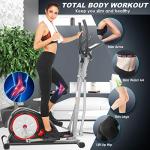 ANCHEER Ultra-Silent Magnetic Elliptical for Home Gym
