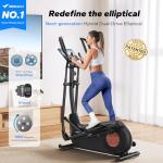 MERACH Self-Powered Quiet Elliptical Machine