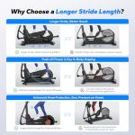 MERACH Self-Powered Quiet Elliptical Machine