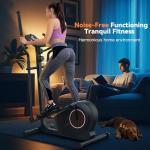 ANCHEER Quiet Magnetic Elliptical Trainer with LCD Display