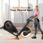 ANCHEER Quiet Magnetic Elliptical Trainer with LCD Display