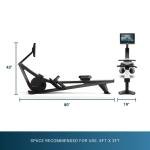 Hydrow Wave Rowing Machine with Touchscreen & Speakers