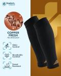 Copper Calf Compression Sleeves - 2 Pairs Set