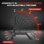 Adjustable Incline Decline Weight Bench for Home Gym