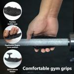 Fingerless Rubber Workout Gloves for Weightlifting