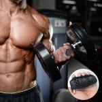 Fingerless Rubber Workout Gloves for Weightlifting