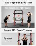 Mikolo Smith Machine with Squat Rack and Cable System