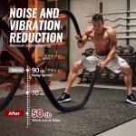 12 Pcs Interlocking Rubber Gym Mats for Home Fitness