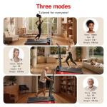 Compact Folding Incline Treadmill with Handle