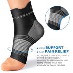 Compression Foot Sleeves for Arch Support (6 Pairs)