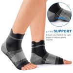 Compression Foot Sleeves for Arch Support (6 Pairs)