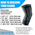 Adjustable Compression Elbow Support for Sports and More