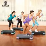 Adjustable Aerobic Stepper with Dumbbells Set