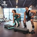 Adjustable Aerobic Stepper with Dumbbells Set