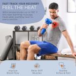 LifePro Sonic LX Massage Gun with Heat & Attachments