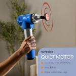 LifePro Sonic LX Massage Gun with Heat & Attachments