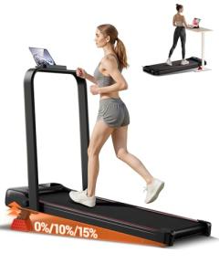 4-in-1 Incline Portable Walking Pad Treadmill