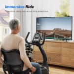 MERACH Magnetic Recumbent Exercise Bike with App