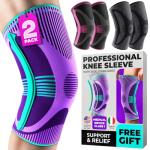 Dr. Brace Elite Knee Brace Compression Sleeve (2-Pack)