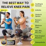 Blitzu Flex Plus Knee Compression Sleeve for Pain Relief