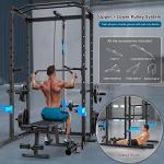 Multi-Functional Power Cage with Attachments for Home Gym