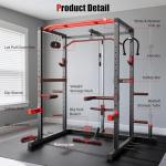 Sportsroyals 1600lbs Multi-Function Power Cage