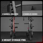 Mikolo Smith Machine with Squat Rack and Cable System