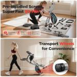 Pleny 5-in-1 Folding Exercise Bike for Home