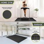 Thick Cushioned Fitness Mat - 24 Sq Ft
