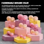 RUNWE Dumbbells Set of 2 - Cast Iron Pink Dumbbell 5 LB Weights Set of 2, Hand Weights Set Exercise & Fitness Dumbbell Free Weights for Child, Women, Men