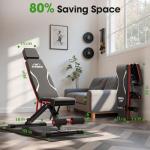 FLYBIRD Foldable Adjustable Weight Bench for Home Gym